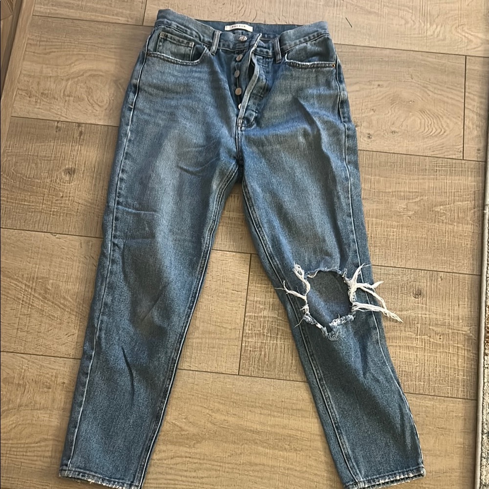 PacSun Stylish Blue Distressed Women's Jeans
